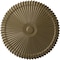 Ekena Millwork Shakuras Ceiling Medallion (Fits Canopies up to 5"), Hand-Painted Mississippi Mud, 24"OD x 3"P CM24SHMMF - alternate 1